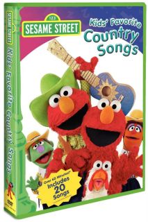 Sesame Street Kids Favorite Country Songs DVD New 891264001304