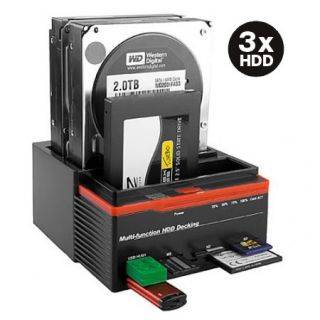 Docking Station 3 Hard Disk Tripla Drive SATA IDE 2 5 3 5 Box Case