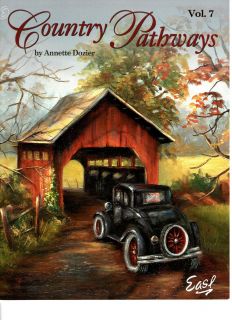 Annette Dozier Country Pathways 7 Paint Book New