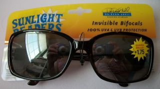 Dr Dean Edell Sunlight Readers Invisible Bifocal Sunglasses Reading