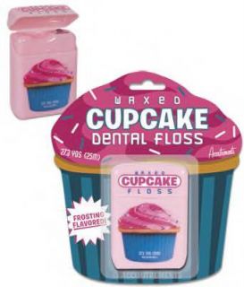 Cupcake Dental Floss Party Gag Gift Oral Care