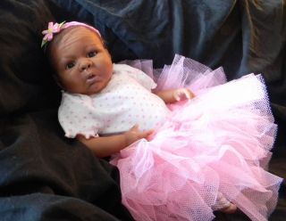 Precious Ethnic African American Reborn Baby Girl OOAK