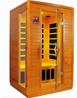 Lifesmart Infrared 2 Person Home Sauna w Carbon Heater