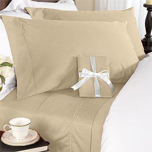  Cotton Beige Bedding Items Sheets Duvets Fitted Flat Sheets PC