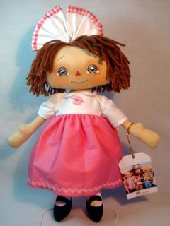 Primitive Doll Raggedy Ann Andy Pink Annie