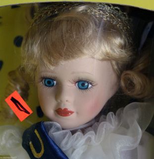 My Treasure Porcelain Doll USA Ashley Brand New in Box Collectible COA
