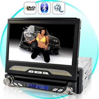 Car DVD Media Player Stereo HD 1 DIN Multimedia Entertainment
