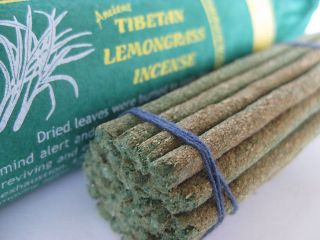Tibetan Lemongrass Incense ~ Stimulating, reviving, energising