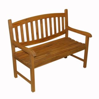 product name acacia hardwood contemporary garden bench includes