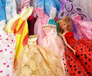   fashion barbie doll toy story clothes dresses shoes dress up girl