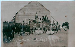 1910 Real Photo Postcard of Eagle Butte South Dakota