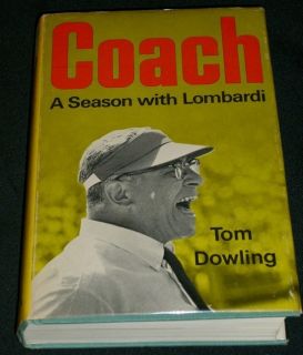 Coach A Season w Lombardi Tom Dowling 1970