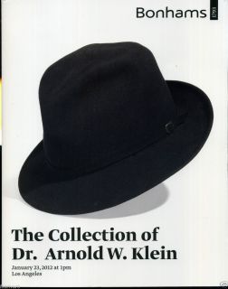   Auction Catalogue ENTERTAINMENT DR ARNOLD KLEIN Michael Jackson 2012