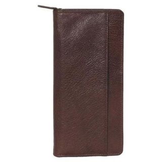 Dr Koffer Travel Document Wallet Venetian Leather Brown