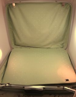 Vintage Samsonite Silhouette Green Hardside 25 Pullman Suitcase w