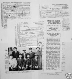 Wyatt Earp Obituary + DEATH CERTIFICATES + Photo, OK CORRAL, Tombstone