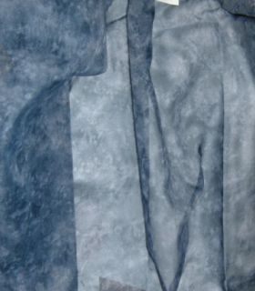 Navy Blue Semi Sheer Curtain Scarf 58X216 A870