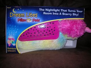 Dream Lites Pillow Pets RAINBOW UNICORN As seen on TV Night Light