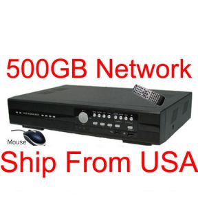  CH Network Security Surveillance DVR 500GB HDD Eagleeye 3G
