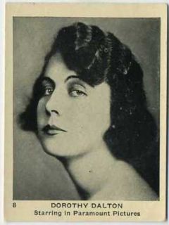 Dorothy Dalton 1920s T83 Egyptian Prettiest Movie Card