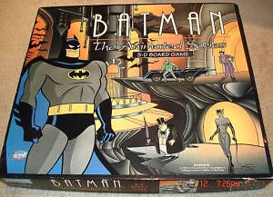Batman The Animated Series 3 D Board Game Parker Bros