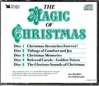  The Magic of Christmas 5 CD Best Songs Choral Easy Listening
