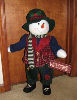 Avon Tommy the Talking Snowman Motion Activated Says 3 Phrases 27 Tall