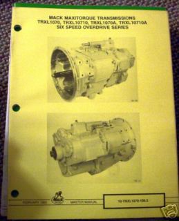  Mack Maxitorque Transmission TRL10760 TRL10780