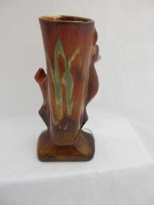 vtg dryden ozark frontier arkansas pottery deer vase