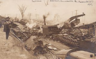 GREAT RPPC RAILROAD ACCIDENT DUNCANSVILLE PA