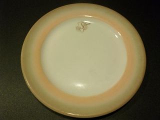  Sterling Vitrified China East Liverpool Ohio Restaurant Ware Plate USA