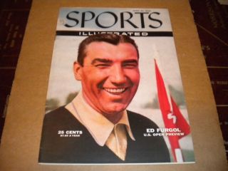 1955 Sports Illustrated Ed Furgol U.S. Open Review Newsstand Copy No