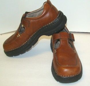 Eastland Womens Troy Mary Jane Type Brown Leather Shoes sz 6 EUC