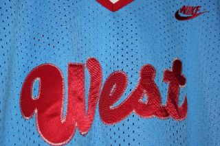 NWT RARE Nike West Side Baseball Jersey shirt Adult mens stitched/sewn