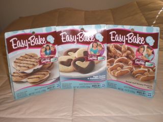 Set of 3 Easy Bake Oven Mixes 13 Mixes in All