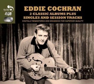 Eddie Cochran Two Classic Albums Plus Singles Sessions 99 Track SEALED