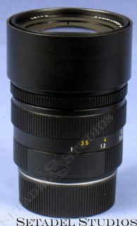Leica 90mm Summicron M F2 Black M Lens Caps Near Mint