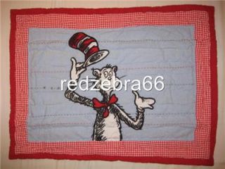  Dr Seuss Cat in The Hat Twin Quilt Standard Sham Sheet Set 5P