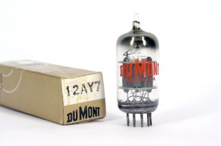 NOS (New Old Stock) DUMONT 12AY7 vintage electron tube made in USA