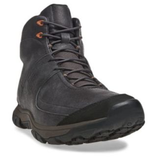 Dunham Mens Maxwell Work Boots Charcoal Gray Distressed Leather