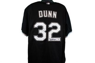 Adam Dunn Autographed Chicago White Sox Baseball Jersey PSA DNA COA