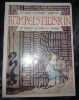  Scholastic Book Rumpelstiltskin by Edith H Tarcov TW 2403 Edward Gorey