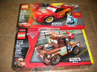 Lego Dupo Cars X2 8484 Ultimate Build Lightning McQueen 8677 Ultimate