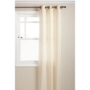 Grommet Curtains Sail Cloth Fabric 40 x 84 Ecru