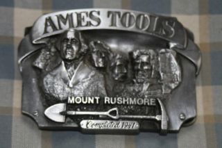 Ames Tools Belt Buckle Mount Rushmore Limited Ed