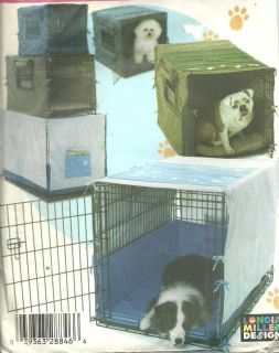 UC FF Sewing Pattern SIMPLICITY 4713 DOG PET CRATE COVERS