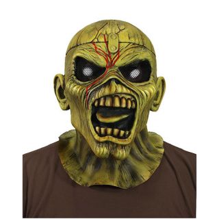 Iron Maiden Piece of Mind Eddie Latex Costume Horror Halloween Mask