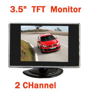 TFT LCD Color Car Rear View Monitor DVD VCR 2CH for Reverse