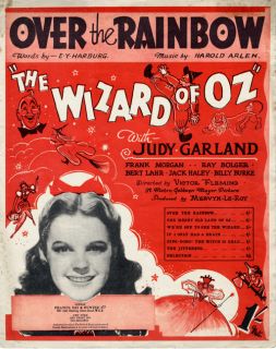 OVER THE RAINBOW   1939   Song By E.Y.Harburg & Harold Arlen. From