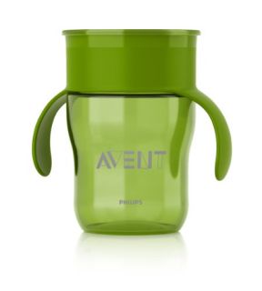 NEW Philips AVENT BPA Free Natural Drinking Cup Green 9 Ounce